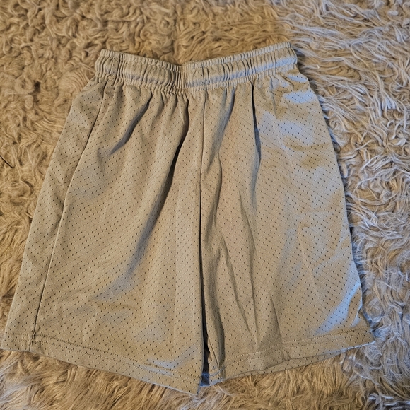 Under Armour Kids' Neon Green and Red Shorts - Picture 7 of 7